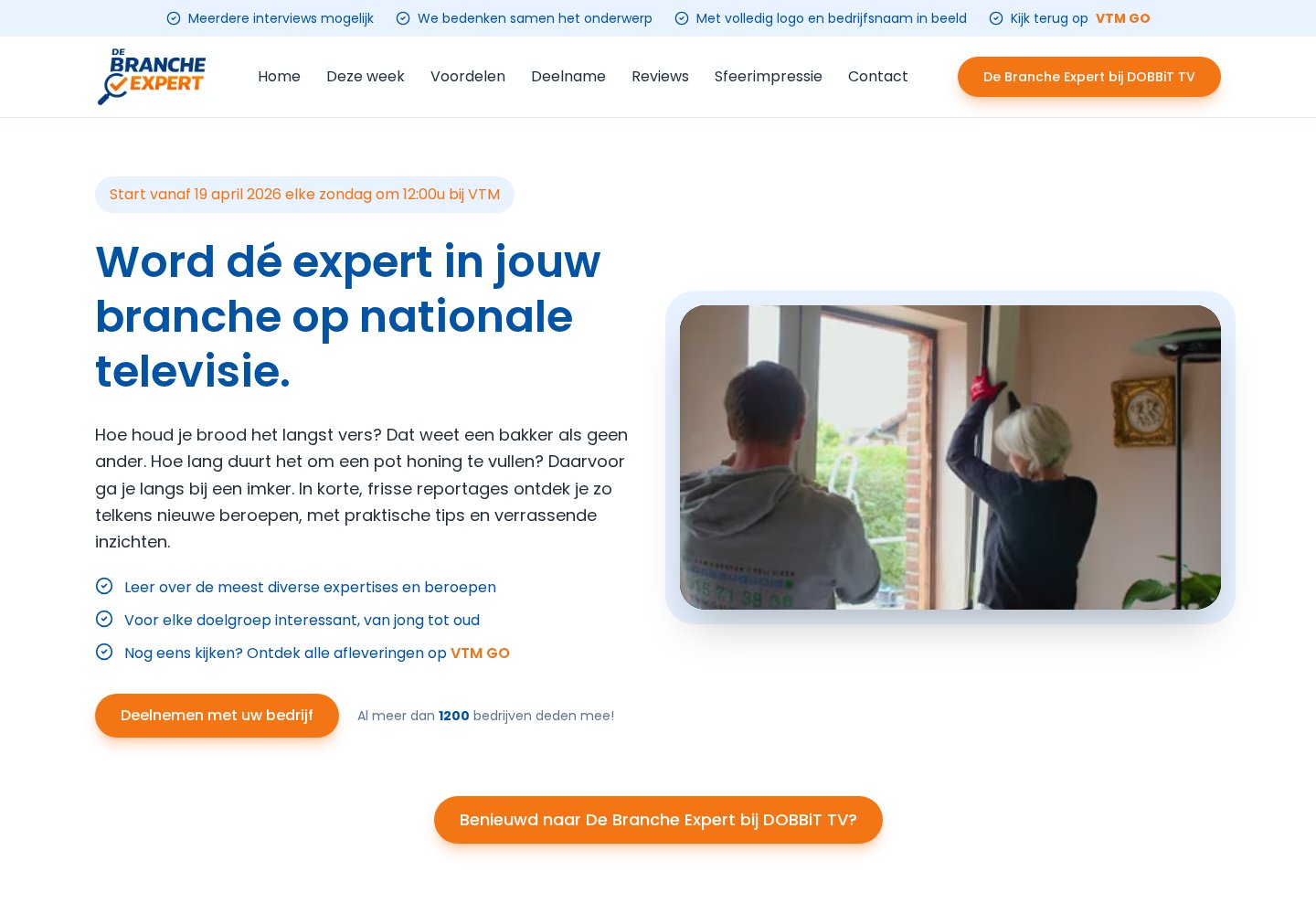 Website De Branche Expert — desktop
