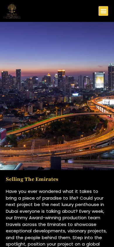 Website Selling The Emirates — mobiel