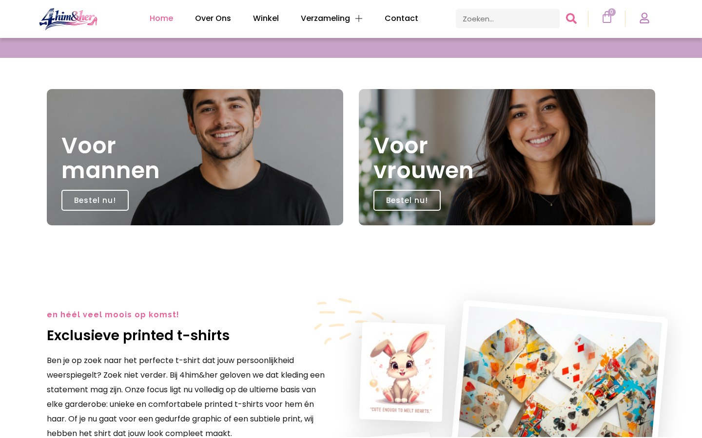 Website 4him&her — desktop
